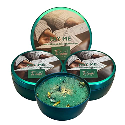16 oz Spiritual Spell Candles for Love, Money, Manifestation & Protection - Infused with Herbs & Crystals | Perfect for Meditation, Rituals & Positive Energy | Pay Me Candle