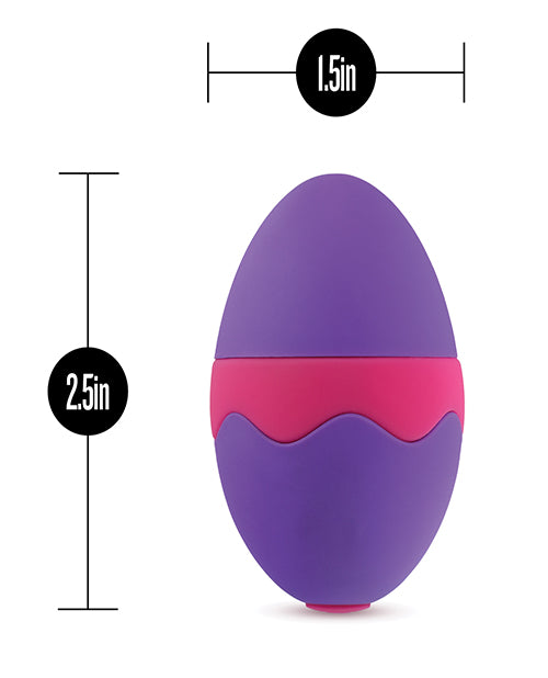 Aria Flutter Tongue Rechargeable Silicone Vibrator - Purple | Waterproof & USB Rechargeable Adult Toy for Couples & Solo Play | Perfect for Foreplay, Sensual Massage & Intimate Moments