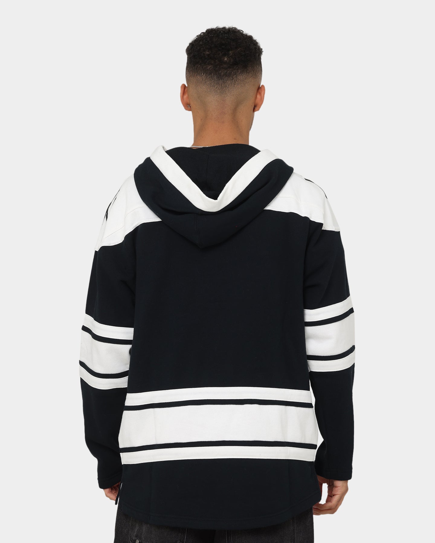 New York Yankees 47 Brand Superior Lacer Hoodie - Black | Men's Baseball Fan Apparel for Game Day & Casual Wear