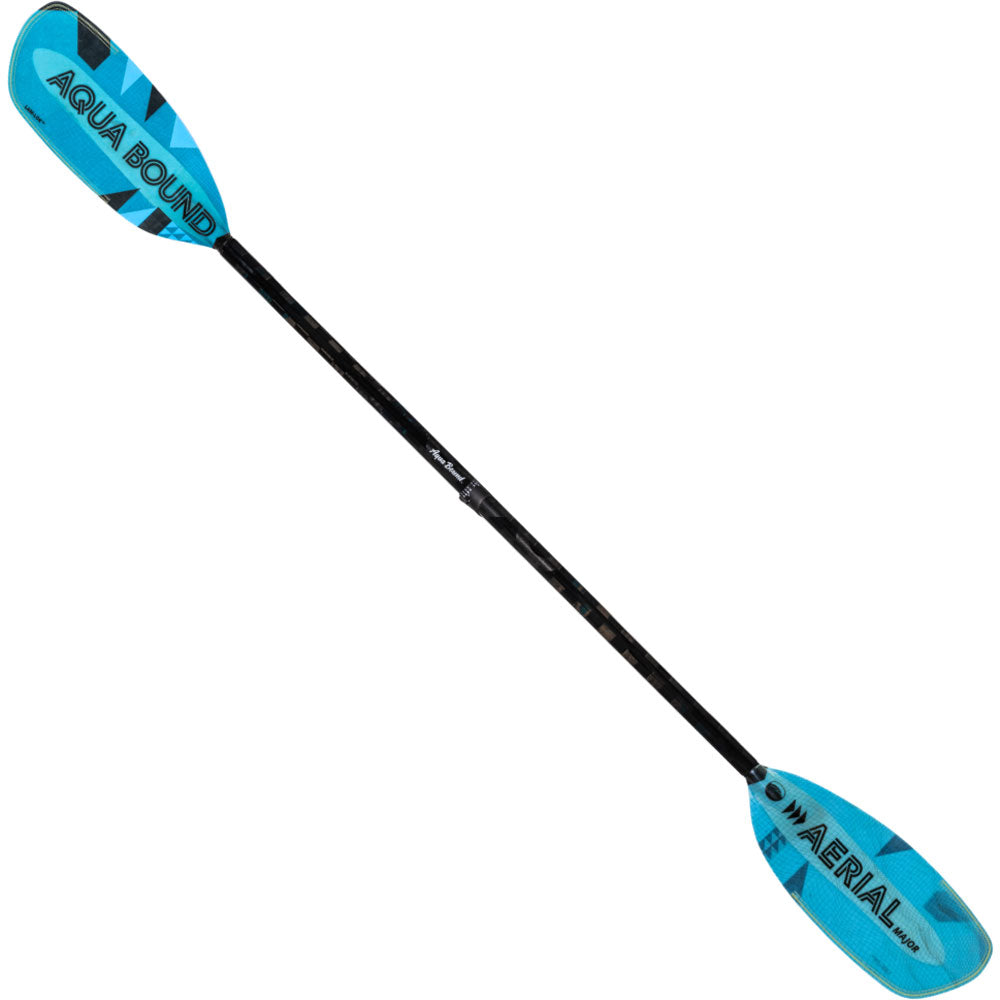 Aqua Bound Aerial Major Fiberglass Kayak Paddle - 2-Piece Straight Shaft with Versa Lok System | Lightweight & Durable for Touring, Fishing & Recreational Kayaking