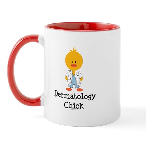 White/Red Inside - Dermatology Chick Mug