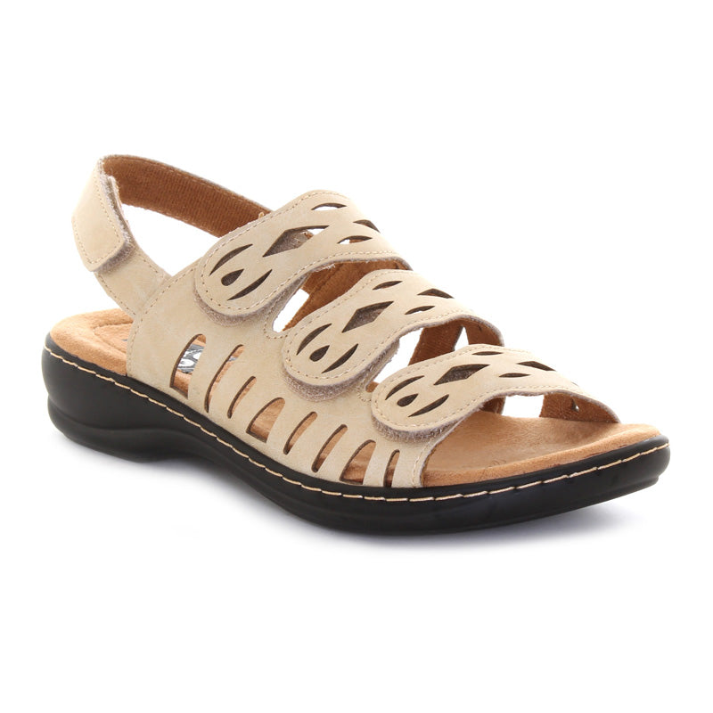 Women's Comfortable Dolly Sandals with Adjustable Back Strap - Casual Summer Shoes for Beach, Walking & Outdoor Activities