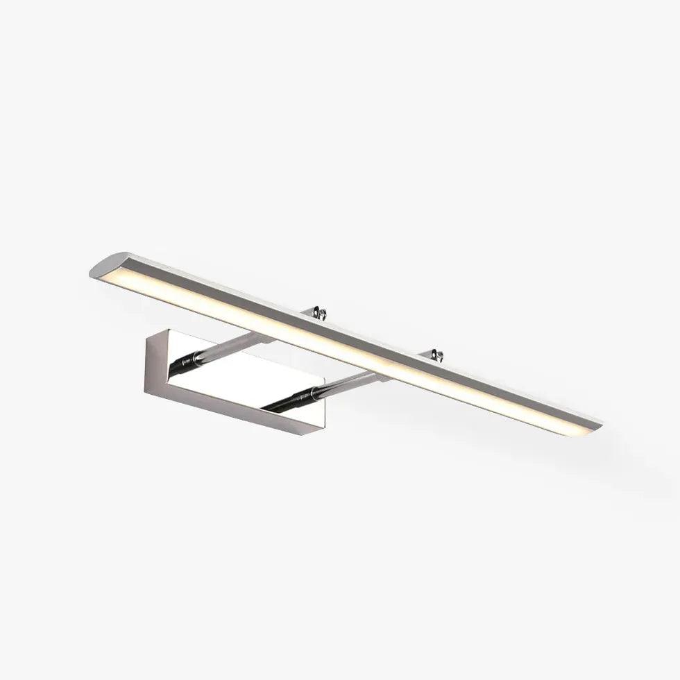 Rectangular LED Mirror Lights with Straight Line Design - Perfect for Bathroom Vanity, Makeup, and Dressing Room Lighting