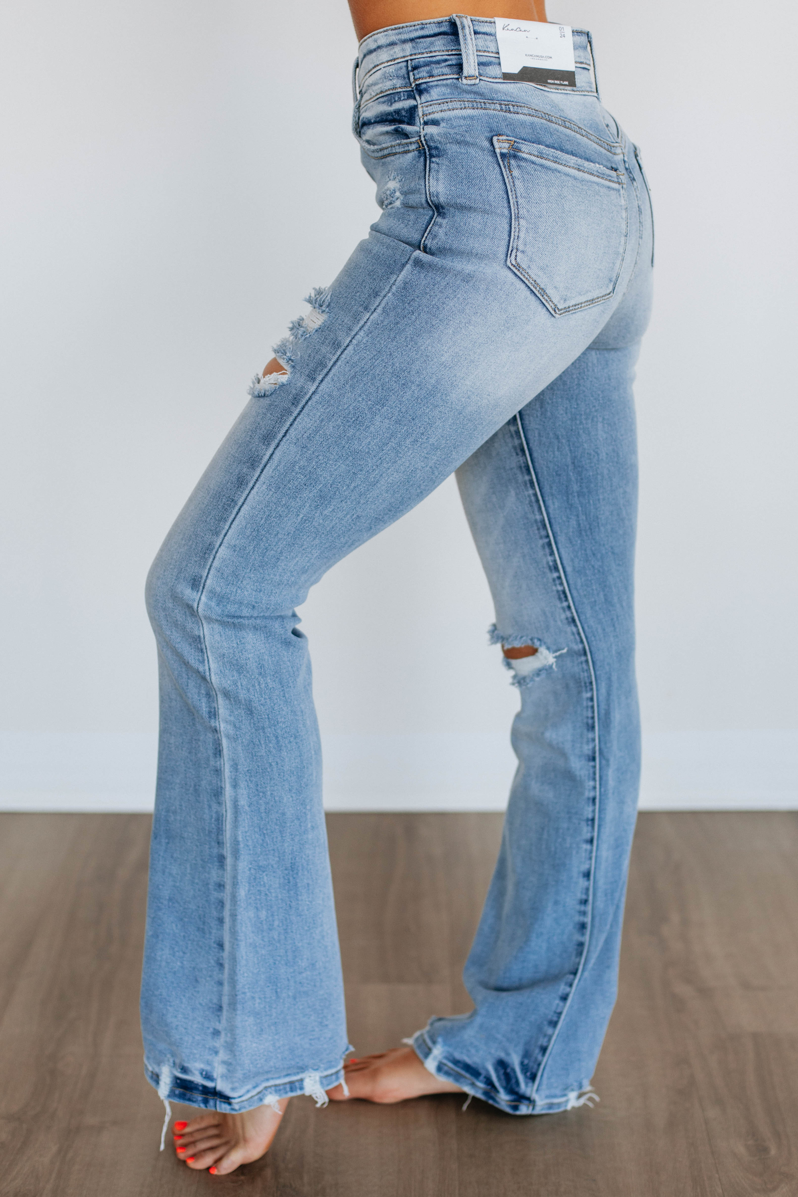 Brax KanCan High Waist Skinny Jeans for Women - Stretch Denim Pants, Comfortable & Flattering Fit - Perfect for Casual Outfits, Work, and Night Out