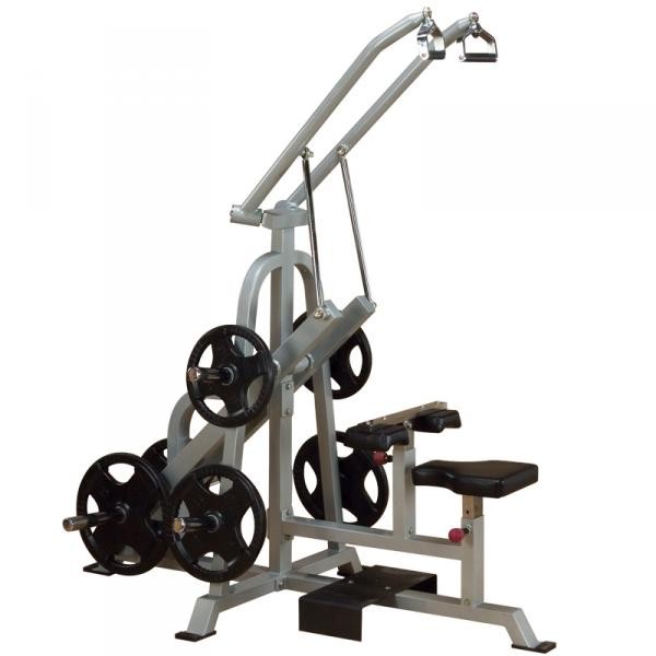 BodySolid Leverage Lat Pulldown Machine - Professional Gym Equipment for Back Workouts & Strength Training | Perfect for Home Gyms & Commercial Fitness Centers