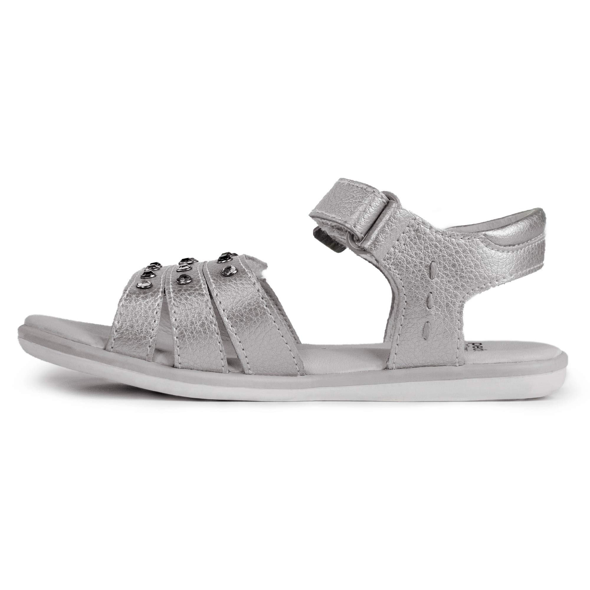 pediped Lynn Sandal for Toddler Little Kid Big Kid - Comfortable Adjustable Kids Sandals for Outdoor Play Beach Walking Summer Activities