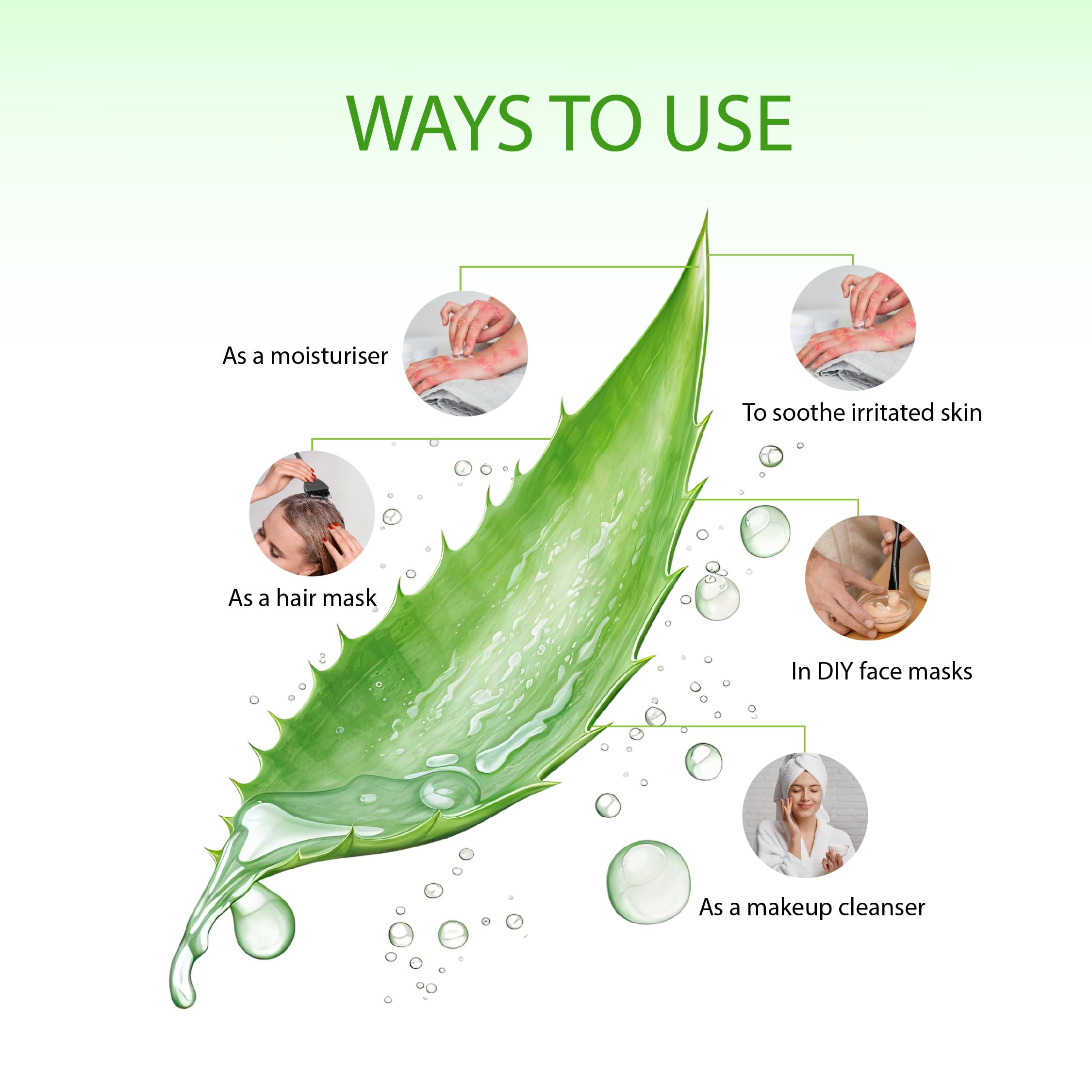 Organic Aloe Vera Gel for Face, Skin & Hair Care - Vitamin E, Rosemary & Cucumber Extract - 100ml - Hydrating Moisturizer for Sunburn Relief, Acne Treatment & Hair Growth - Perfect for Daily Skincare Routine & After Sun Care