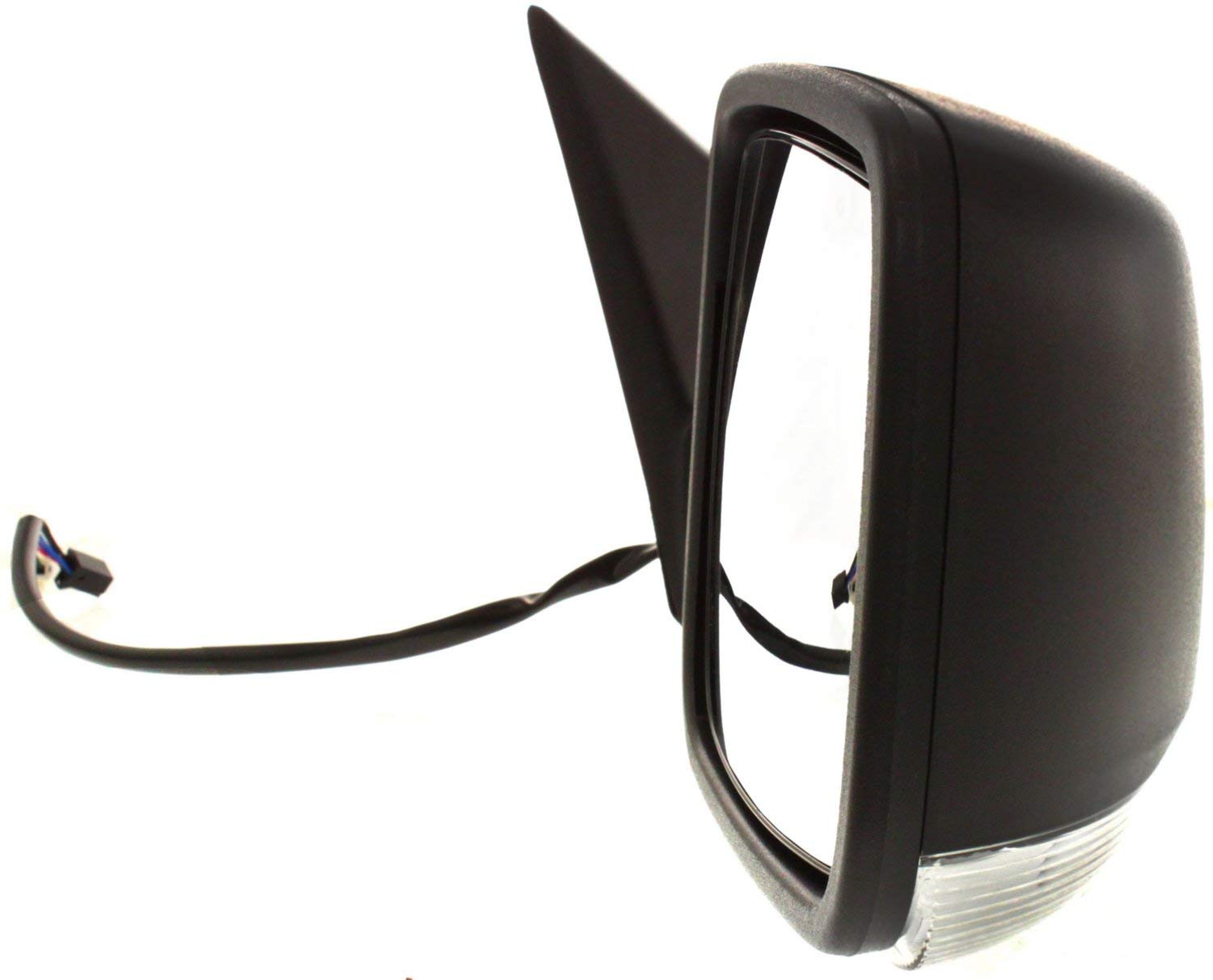 Kool Vue Power Heated Side Mirrors for Dodge Ram 1500 2009 - Driver & Passenger Side with Turn Signal & Puddle Light - Textured Finish (Non-Memory) - Enhanced Visibility & Safety for Night Driving & Bad Weather