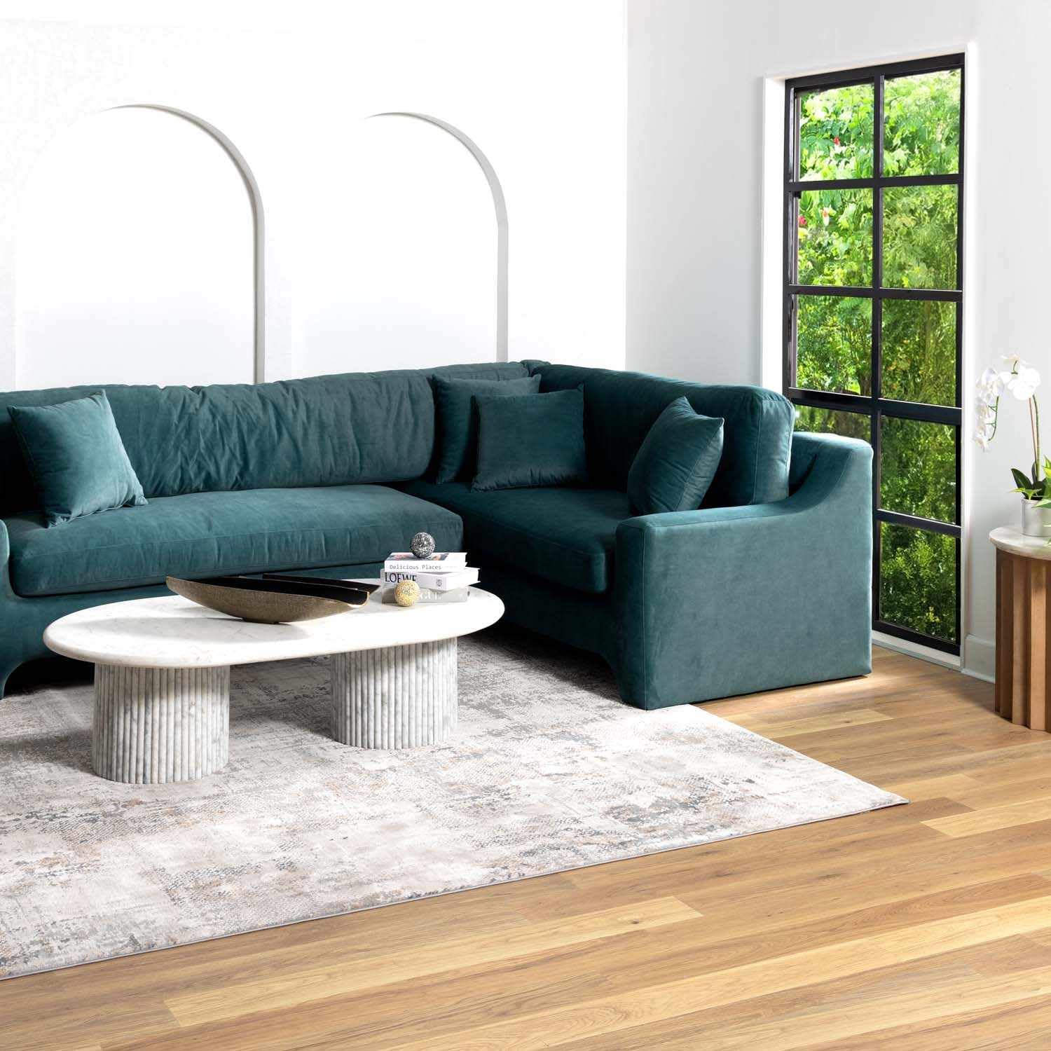 Modern Gray Hauteloom Ironwood Area Rug 6'7