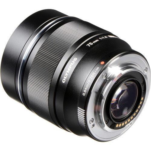 OM SYSTEM M.Zuiko Digital ED 75mm f/1.8 Lens (Black) - Premium Portrait & Low Light Photography Lens for Micro Four Thirds Cameras - Perfect for Weddings, Events & Professional Portraits
