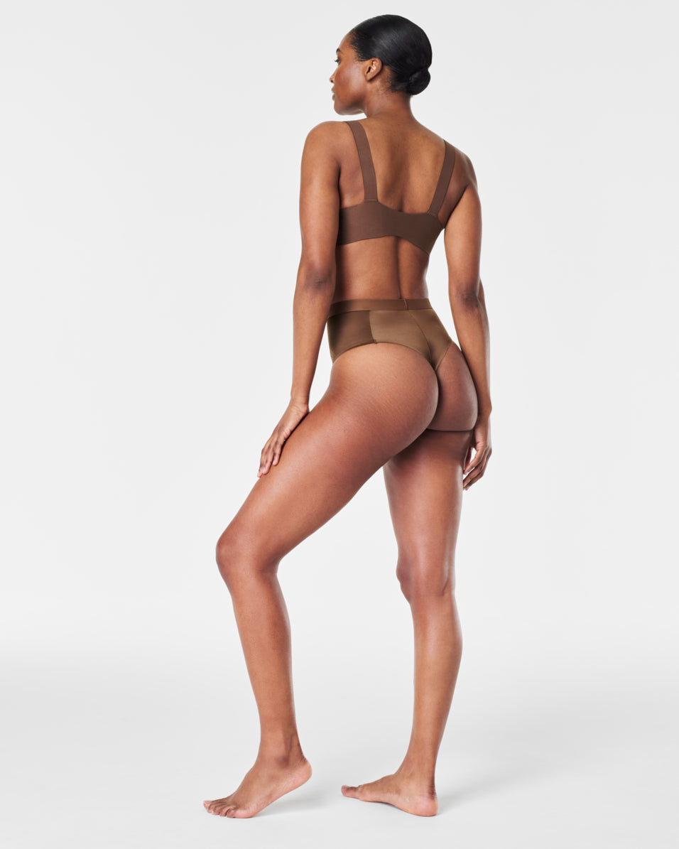 SPANX Shapewear Invisible Thong - Seamless No Show Panties for Women | Perfect Under Tight Dresses & Work Attire