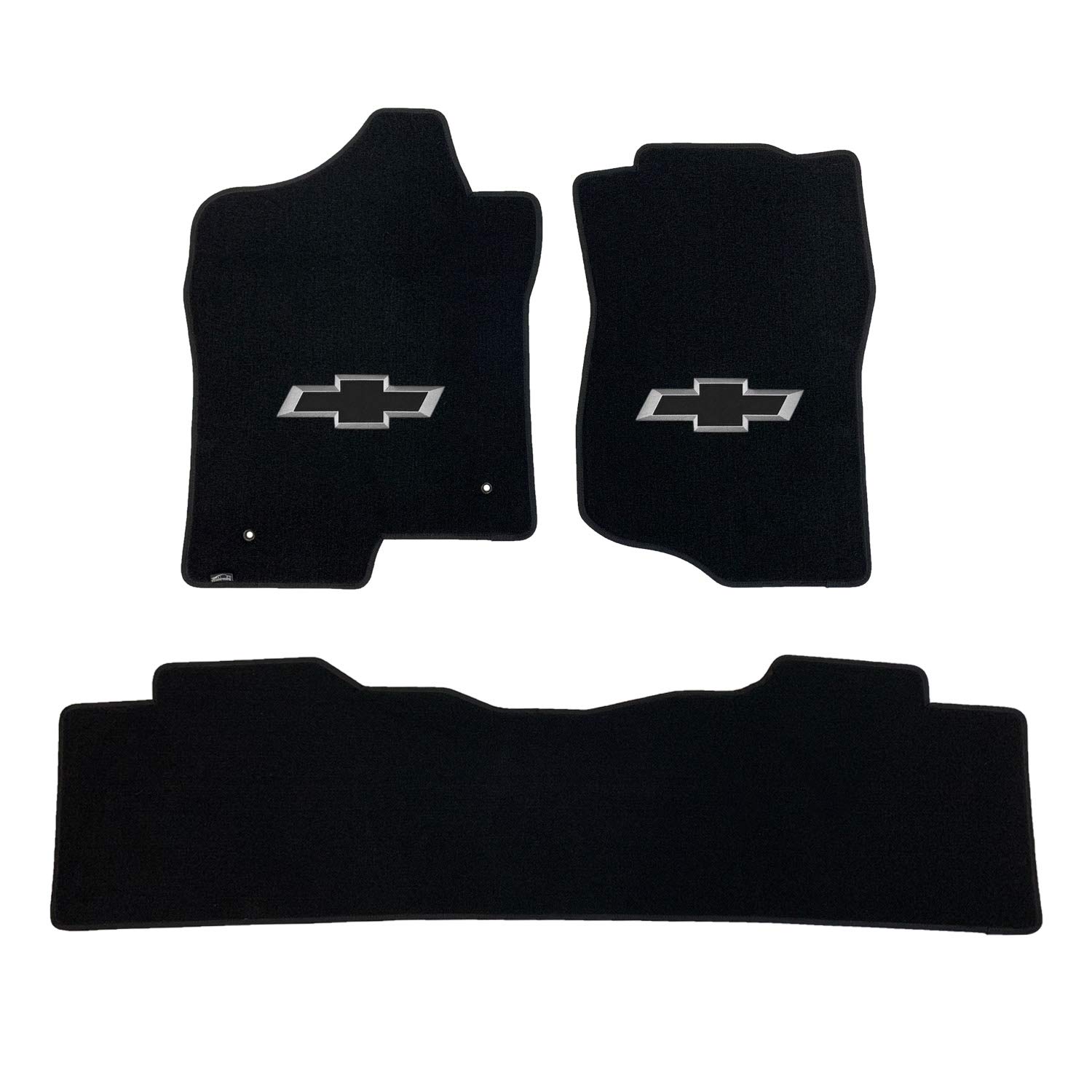 Premium Custom-Fit Carpeted Floor Mats for Chevy Avalanche 2007-2013 - Black 3-Piece Set (Bucket Seats) | All-Weather Protection & Luxury Interior Upgrade | Perfect for Daily Commute, Road Trips & Off-Road Adventures