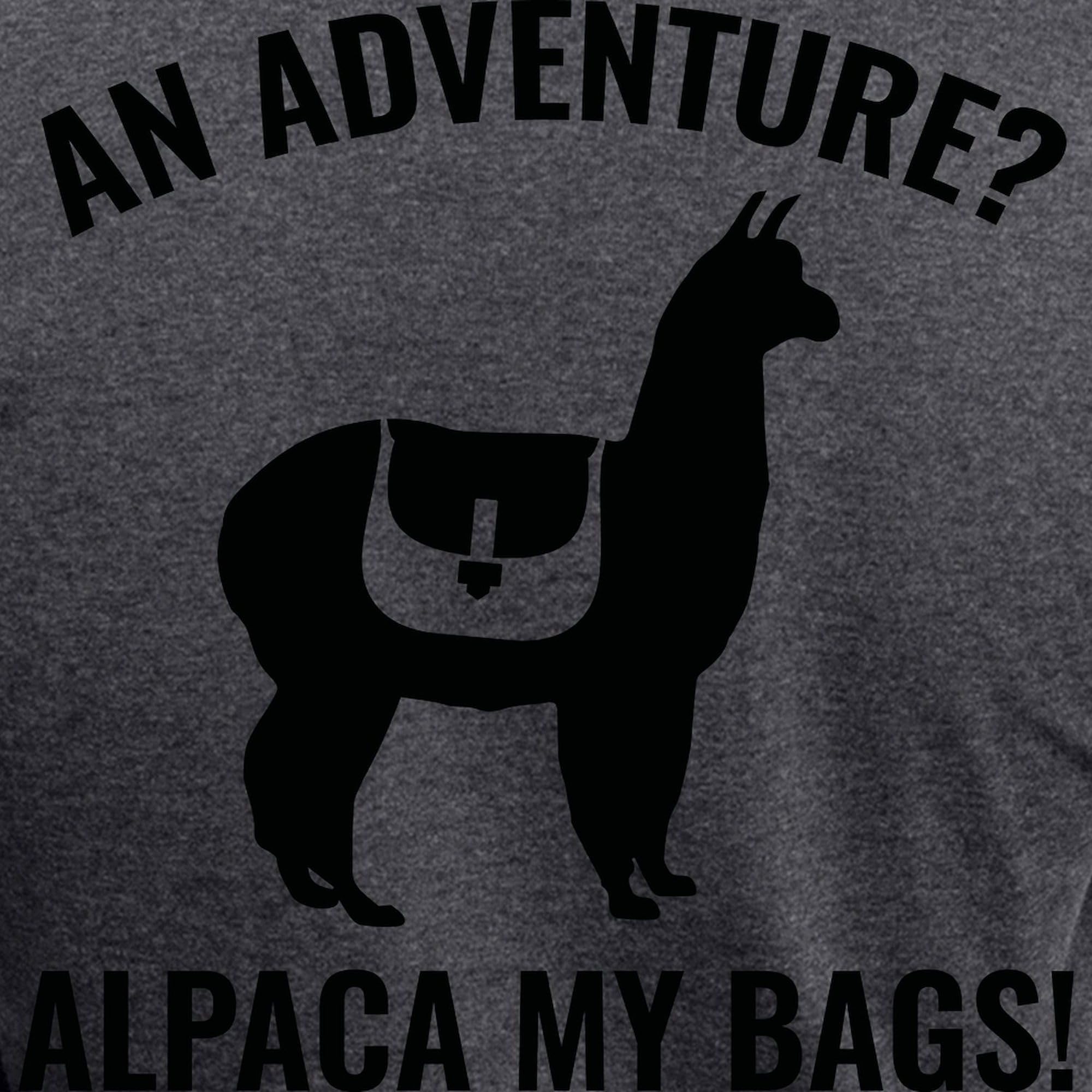 Alpaca My Bags Women's Lightweight Pajama Set - Charcoal Novelty Sleepwear for Women | Cozy Lounge & Sleepwear for Relaxing Evenings