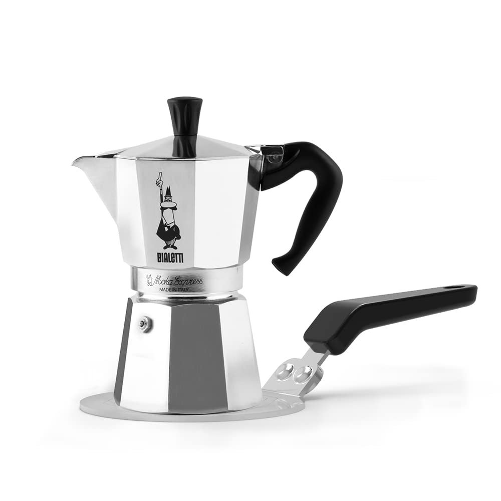 Bialetti Moka Induction Saucer Adapter for Small Cookware & Coffee Maker - 6 Cup Capacity, 13cm Diameter, Stainless Steel - Perfect for Stovetop Espresso Brewing & Induction Cooktops