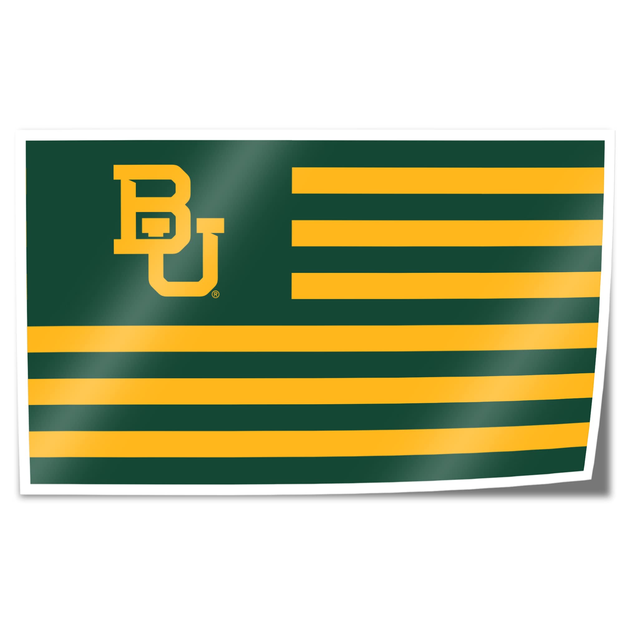Baylor University Bears Vinyl Decal Sticker for Laptop, Water Bottle, Car, Scrapbook - Durable NCAA College Team Logo Decoration for Fans, Students, Alumni - Perfect for Game Day, School Spirit, Gifts & DIY Projects