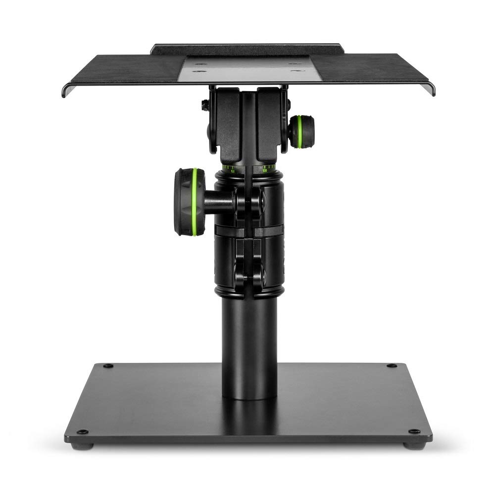 STANDS SP 3102 Studio Monitor Speaker Stands - Heavy Duty Adjustable Speaker Stand for Studio Monitors, PA Speakers & DJ Equipment (Pair, Black) - Perfect for Home Studios, Recording Studios & Live Performances
