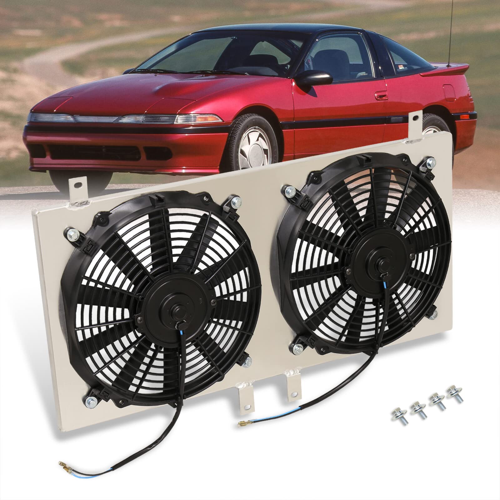 High-Performance Aluminum Radiator Fan Shroud Kit with 12