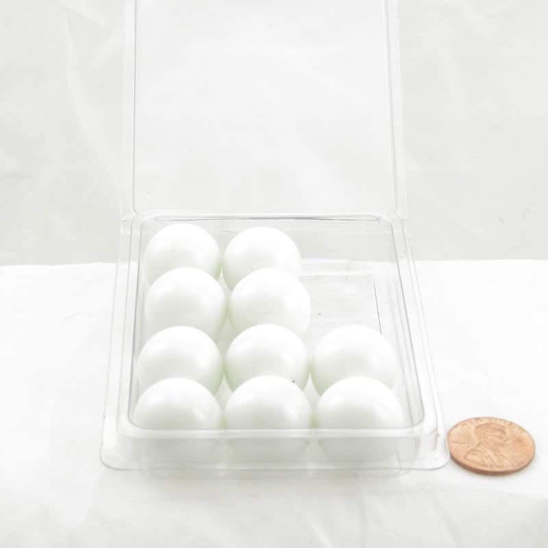 Premium 19mm Clear Glass Marbles - Pack of 10 for DIY Crafts, Home Decor & Kids Games | Wondertrail | Perfect for Vase Fillers, Board Games & Sensory Play
