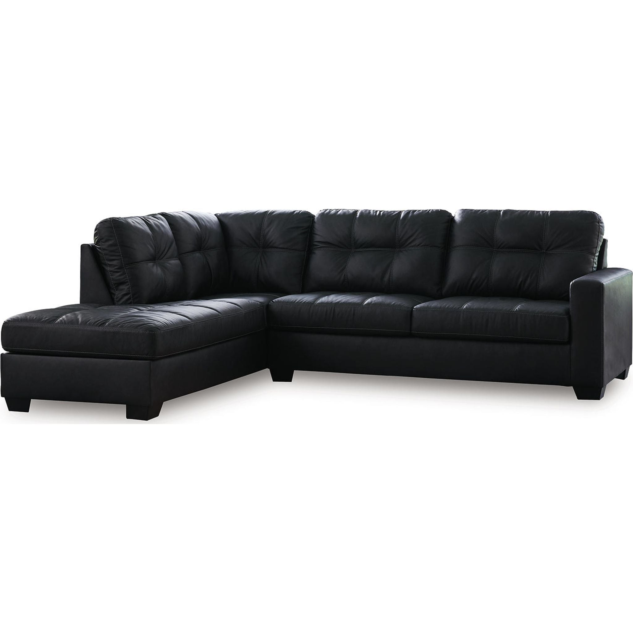 Barlin Mills 2-Piece Sectional Sofa with Chaise Lounge - Modern L-Shaped Couch for Living Room, Family Room & Apartment