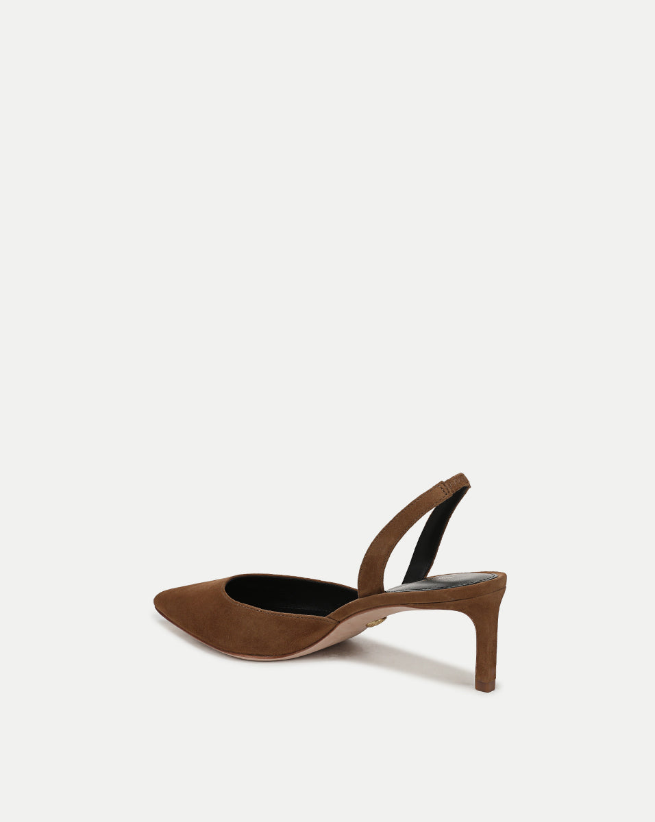 Caroline Suede Slingback Pump Women's Comfortable Heels - Perfect for Office, Party & Special Occasions