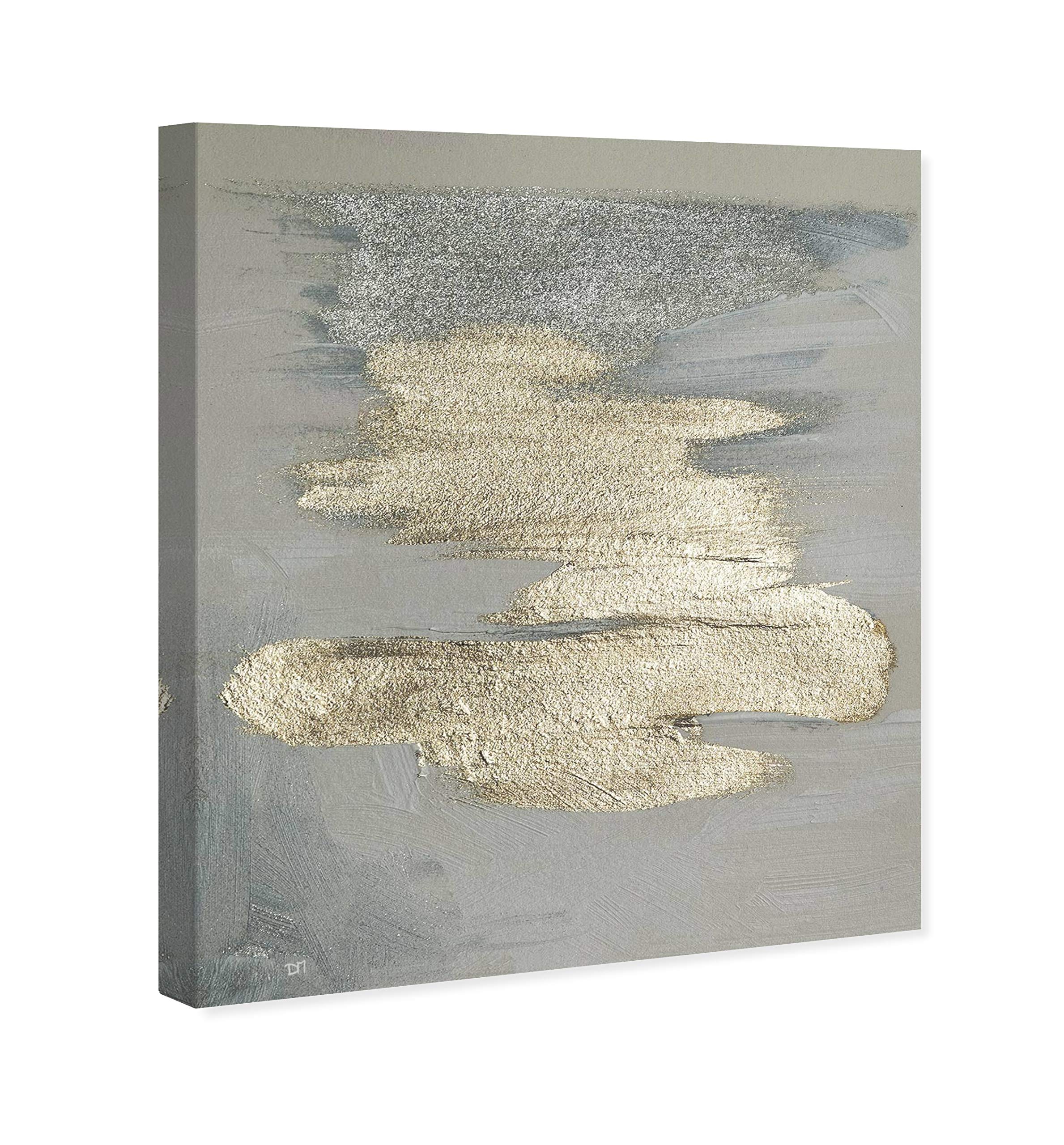 Frozen Plaza Abstract Wall Art Canvas Print - 36