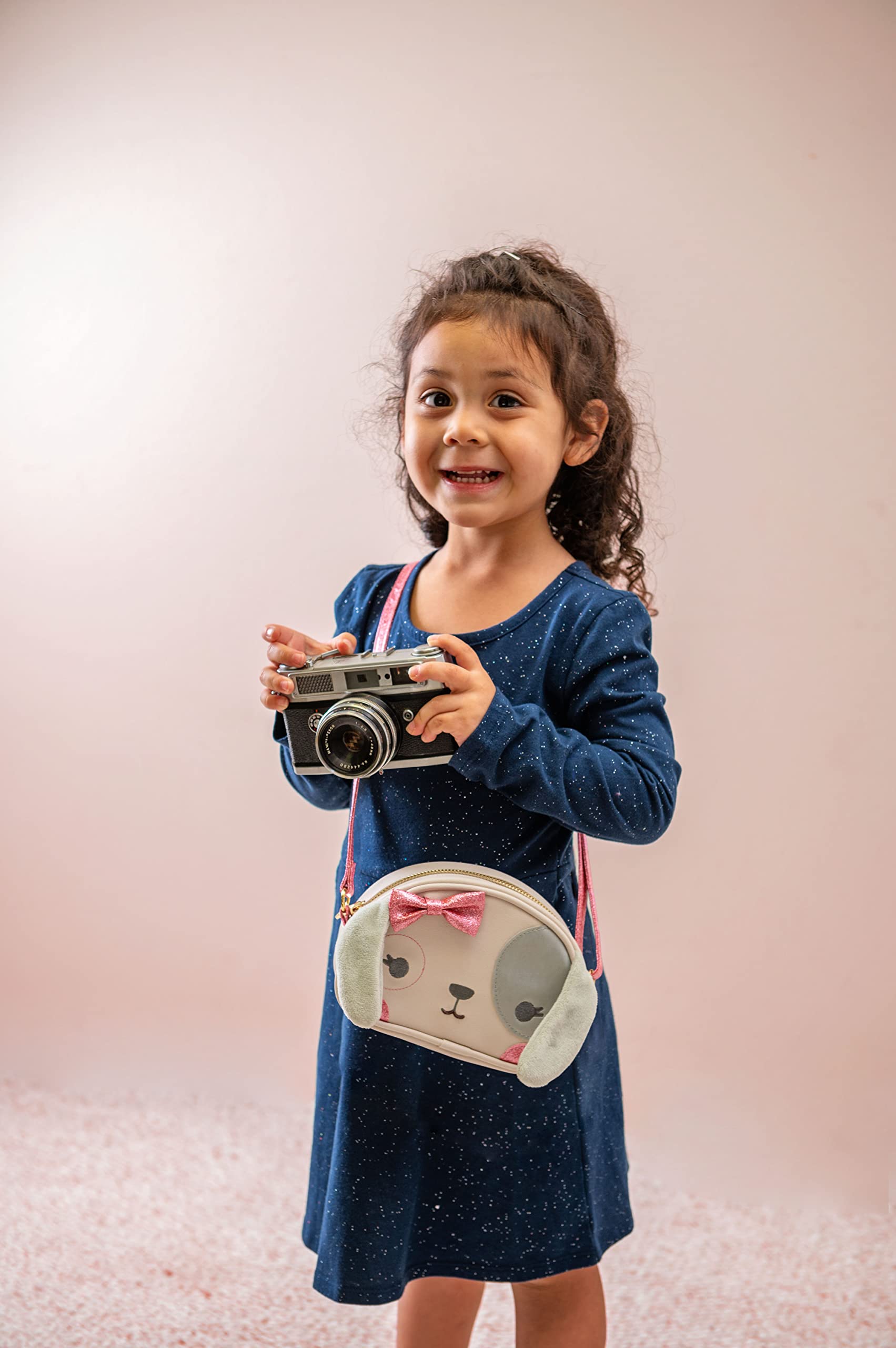 Stephen Joseph Girls Crossbody Purse - Fashionable Toddler Handbag for Little Girls | Perfect for School, Parties & Everyday Use