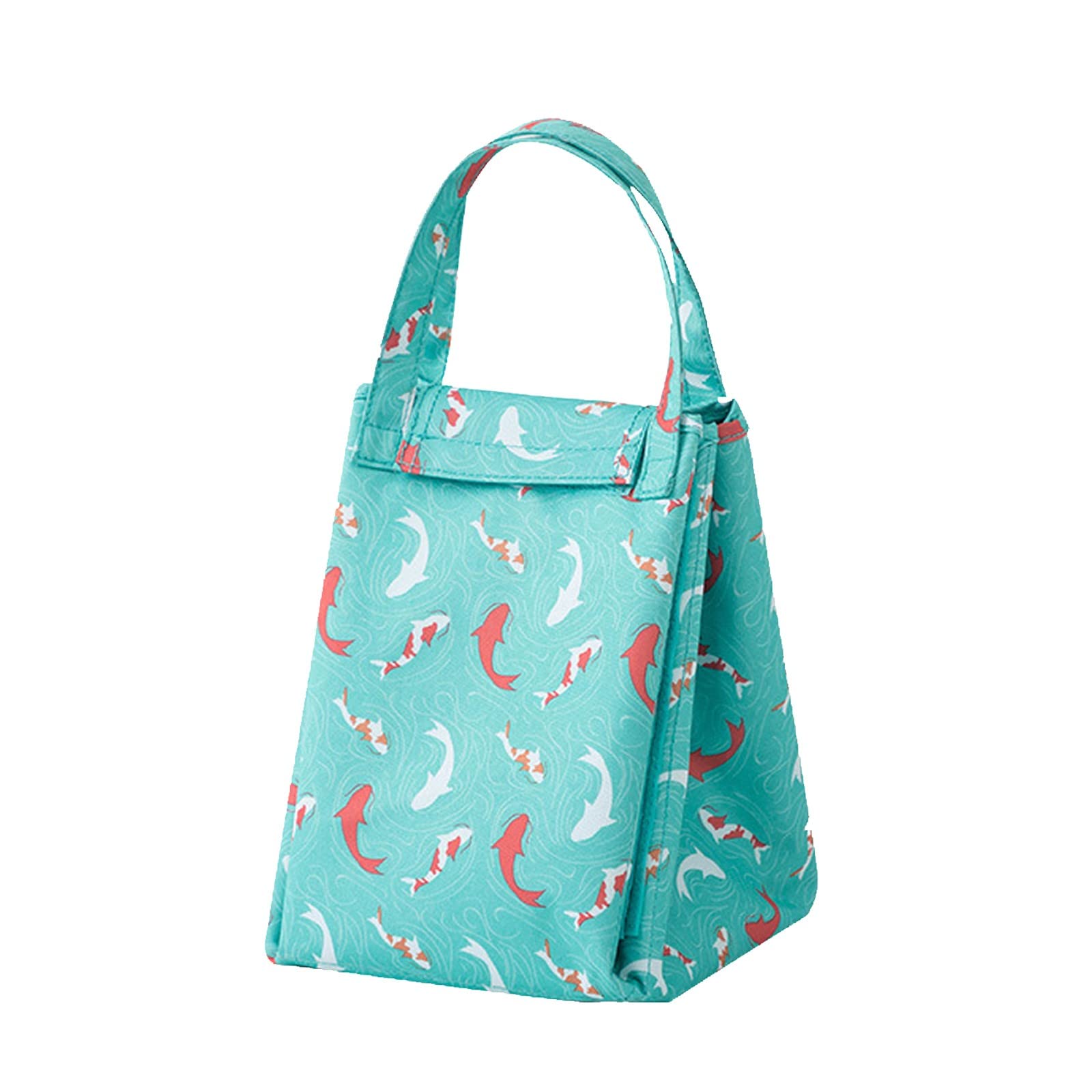 Insulated Lunch Bag for Women - Portable & Reusable Thermal Lunch Box for Office, Work, Beach & Travel - Foldable Picnic Bag Set with Utensils - Perfect for Commuting, Outdoor Activities & Meal Prep