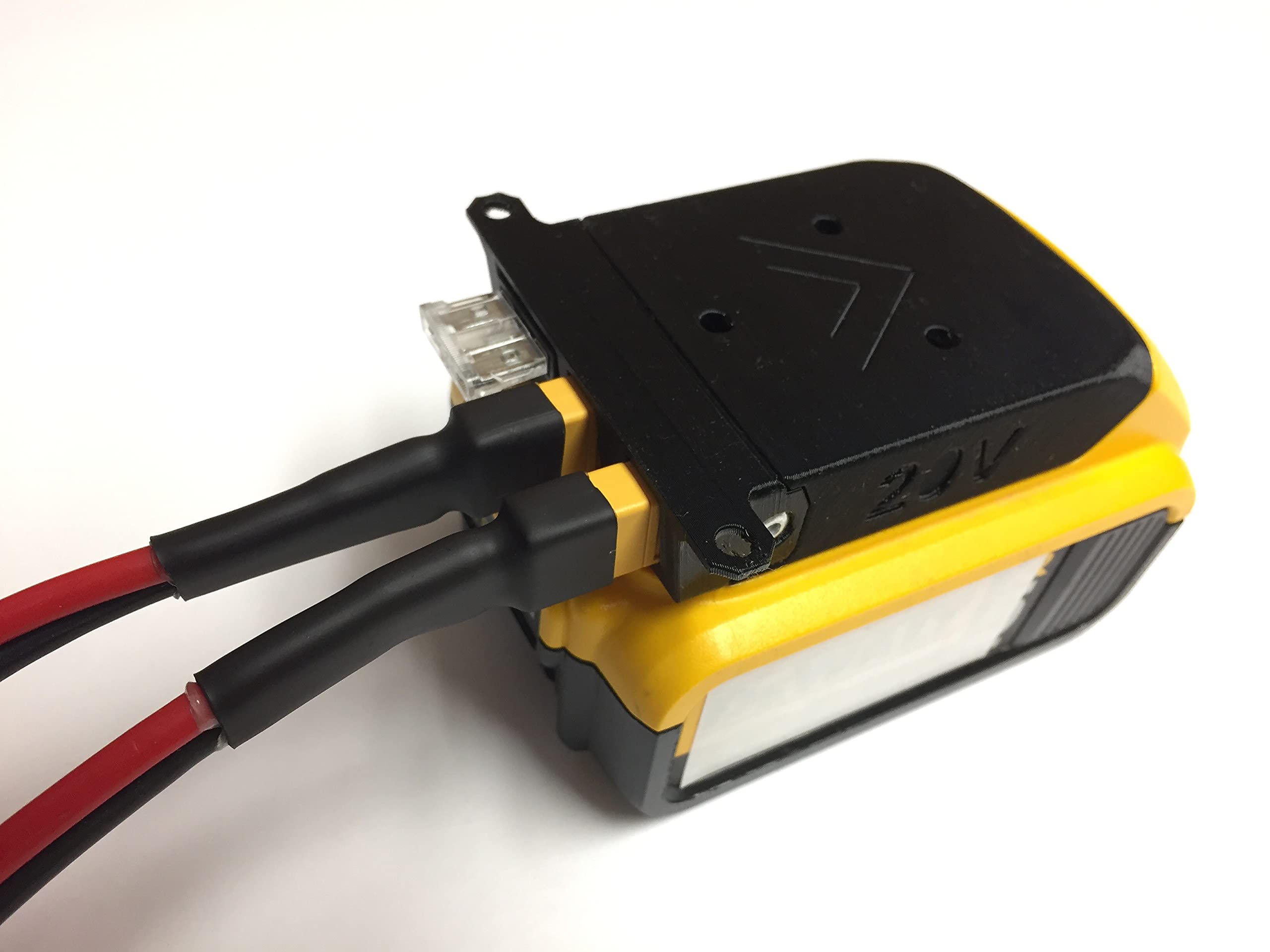 XT60 Adapter for Dewalt & Hercules 20V Max Batteries - Fused Dual Output Expandable Power Connector - Perfect for Power Tools, DIY Projects & Outdoor Equipment