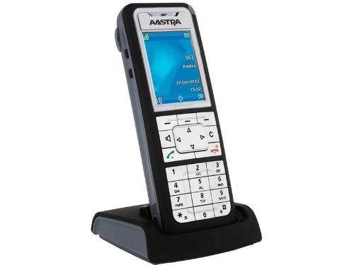Aastra 80E00011AAA-A 612D Cordless Handset with Charging Base | Business Office Phone Replacement | Ideal for Call Centers & Reception Desks