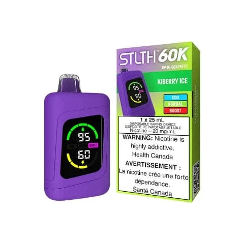 STLTH 60K Disposable Vape - 60000 Puffs & 25mL E-Liquid Capacity - Long-Lasting Flavored Vape Pen for All-Day Use | Perfect for Travel, Parties, and On-the-Go Vaping