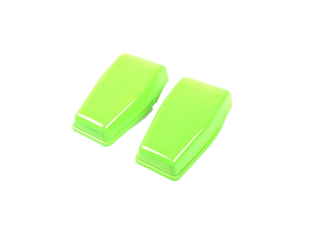 Jeep Wrangler JK Rear Window Hinge Covers Trim - Left & Right Side Set for 2007-2017 JK/JKU Models (Light Green, 2-Piece) | Weather Protection & Style Upgrade for Off-Road Adventures