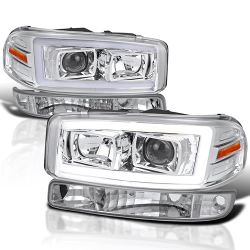 Chrome Housing Clear Lens