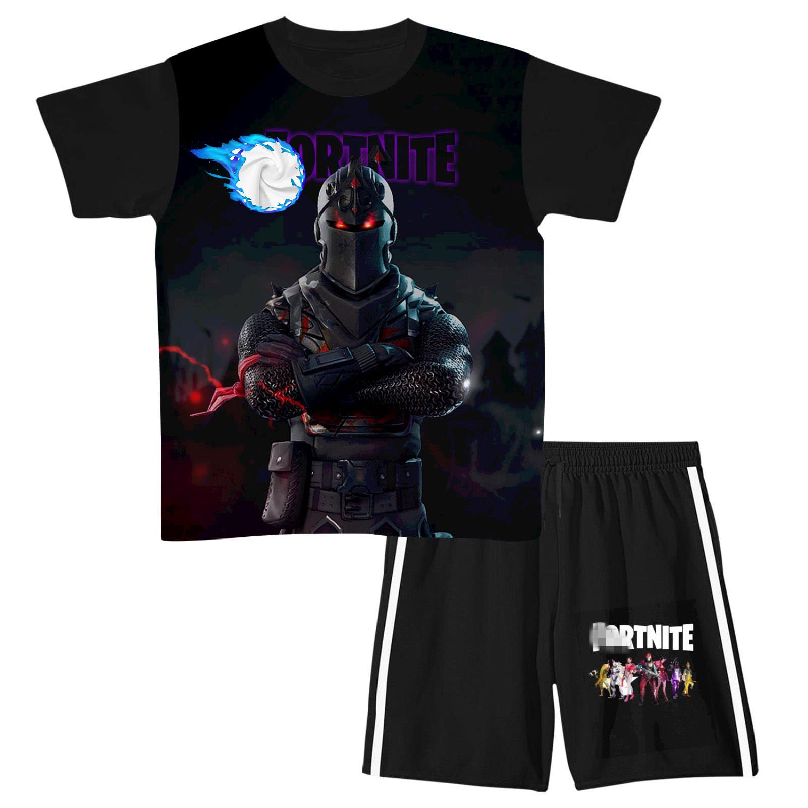 2-Piece Short Sleeve T-Shirt and Shorts Outfit Set for Boys & Girls | Youth Summer Casual Wear | Perfect for School, Sports, and Outdoor Activities