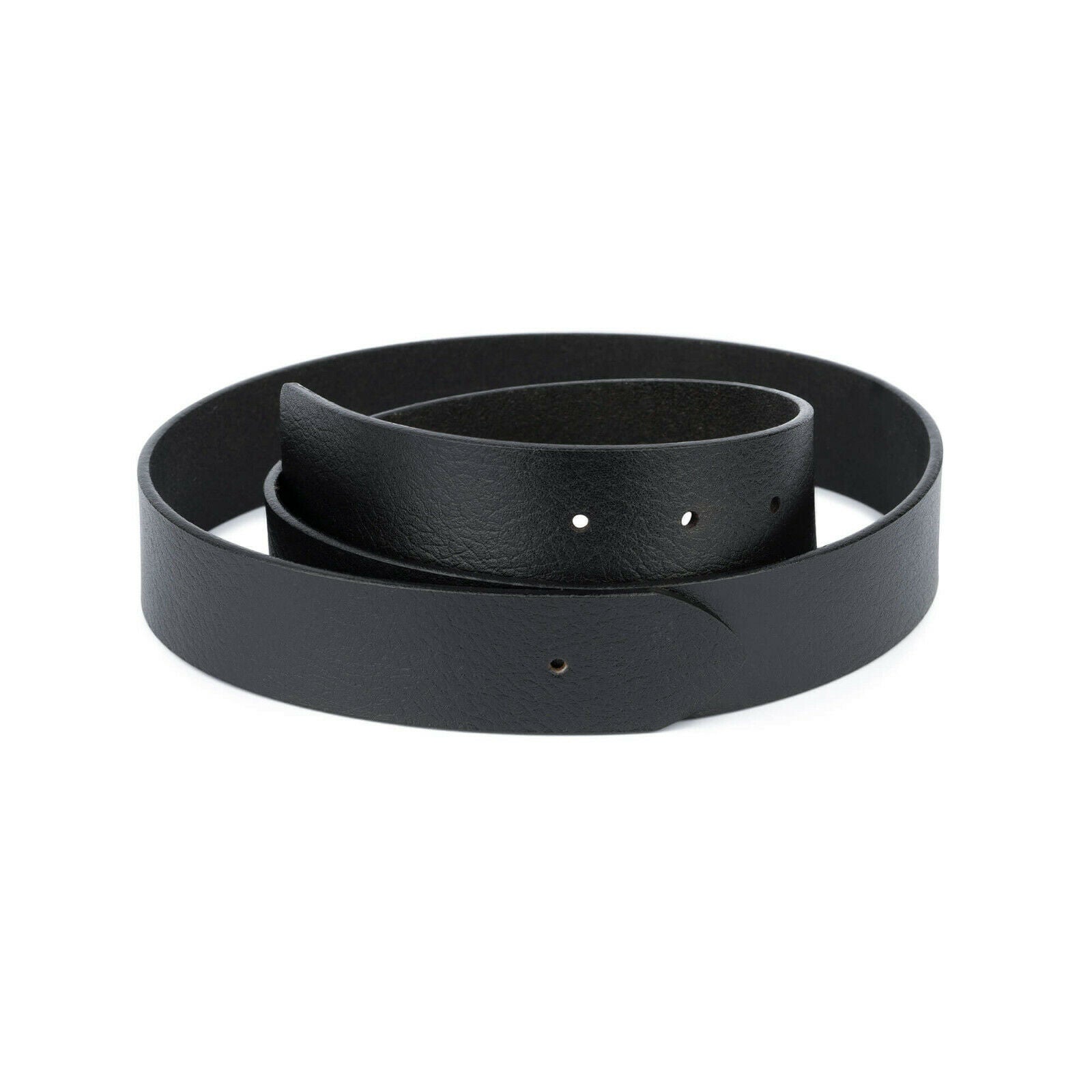 35mm Black Leather Replacement Belt Strap for Louis Vuitton Buckle | Men's Fashion Accessory | Perfect for Business, Casual & Formal Wear