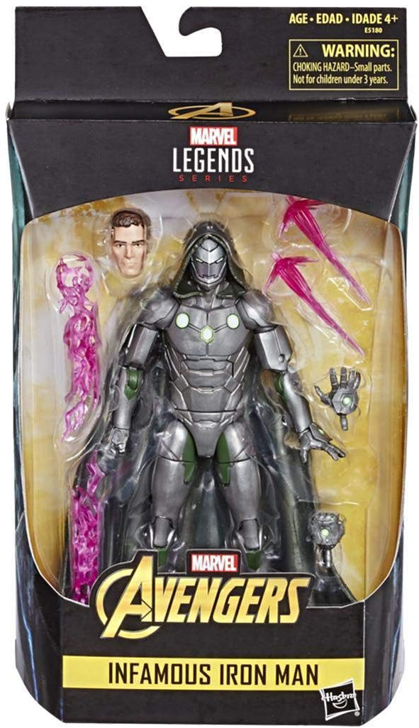 Marvel Legends Avengers Infamous Iron Man 6-Inch Collectible Action Figure - Superhero Toy for Display & Collection (Marvel Comics Gift Idea)
