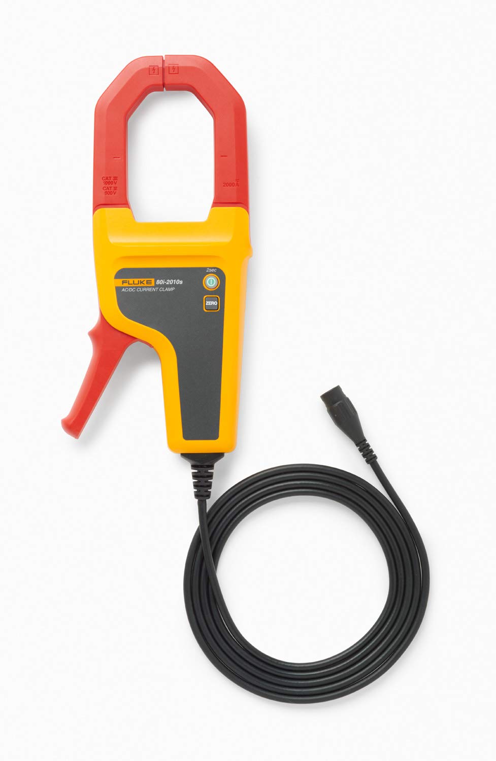 Fluke 80i-2010s 2000A AC/DC Current Clamp Meter - Professional Electrical Testing Tool for HVAC, Automotive & Industrial Applications