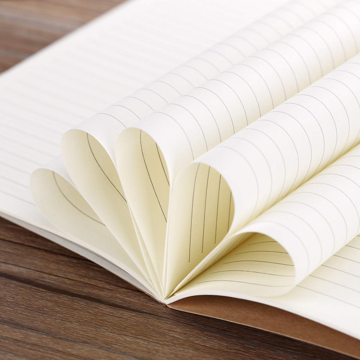 Premium 12-Pack College Ruled Notebooks - 8.5x11 Inch Thick Lined Paper Journals, 60 Pages Each - Durable Kraft Cover Composition Books for Students, Office & Travel | Bulk School Supplies, Writing Diary & Subject Notebooks for Note-Taking, Journaling & Planning