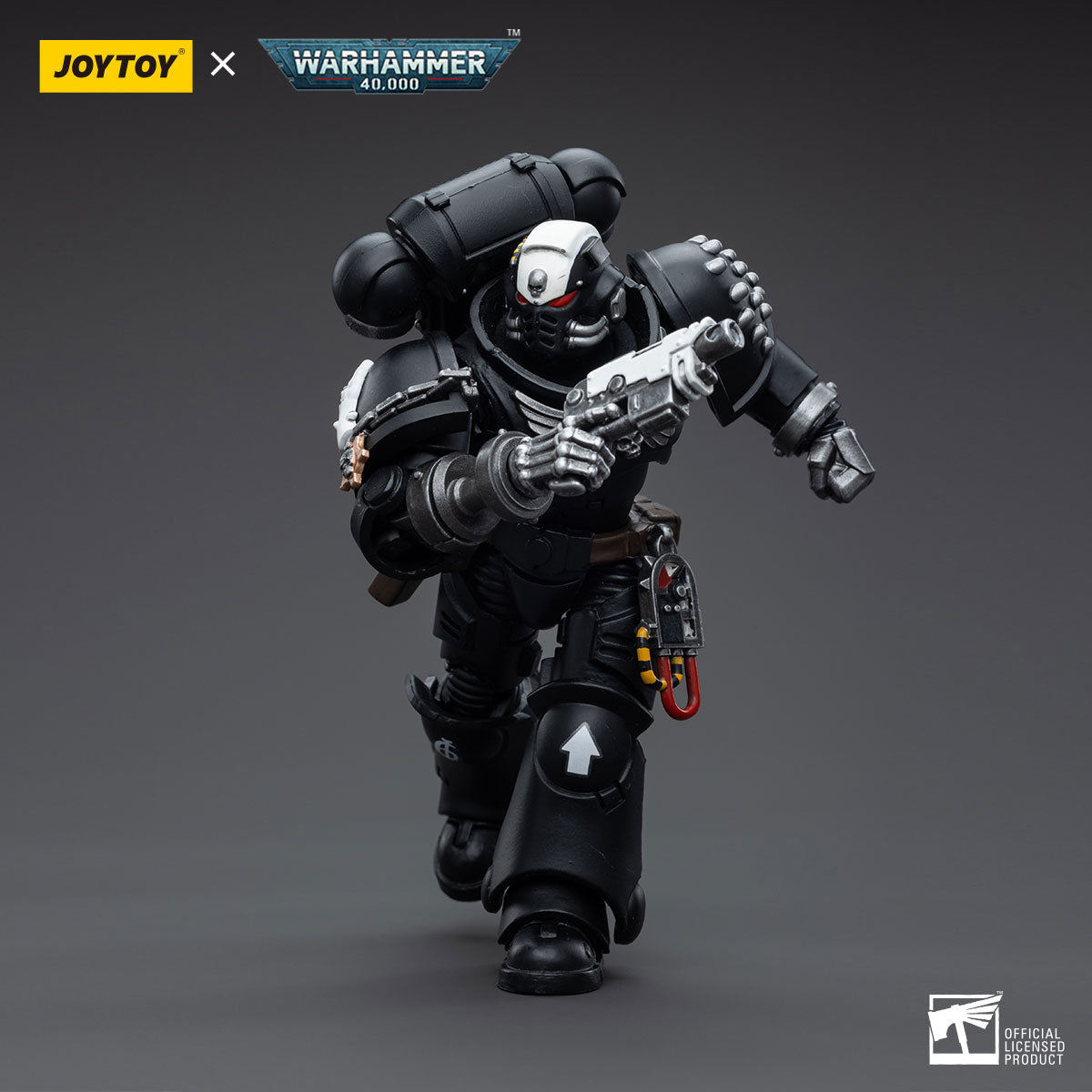 JOYTOY 1/18 Scale 3.75 Inch Warhammer 40K Iron Hands Intercessors Action Figure Set (4 Pack) - Perfect for Collectors, Tabletop Gaming, and Warhammer 40K Displays