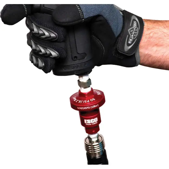 ESCO 10609K High-Quality Air Pressure Regulator with 6-Foot Whip Hose - Perfect for Air Tools, Pneumatic Systems & DIY Projects
