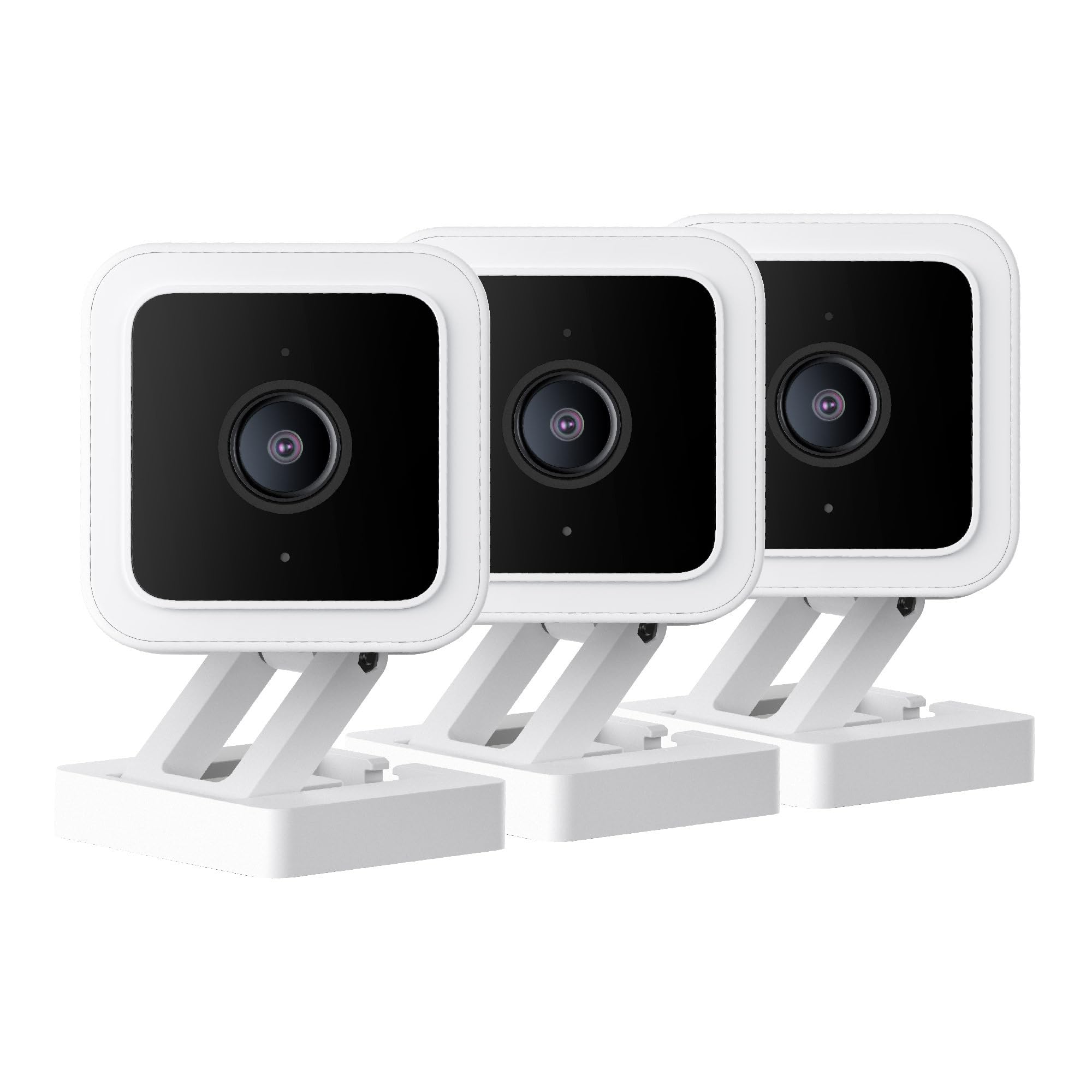 Wyze Cam v3 Security Camera 3-Pack - 1080p HD Indoor/Outdoor with Color Night Vision, 2-Way Audio, Alexa & Google Assistant Compatible - Ideal for Home, Office, and Business Surveillance