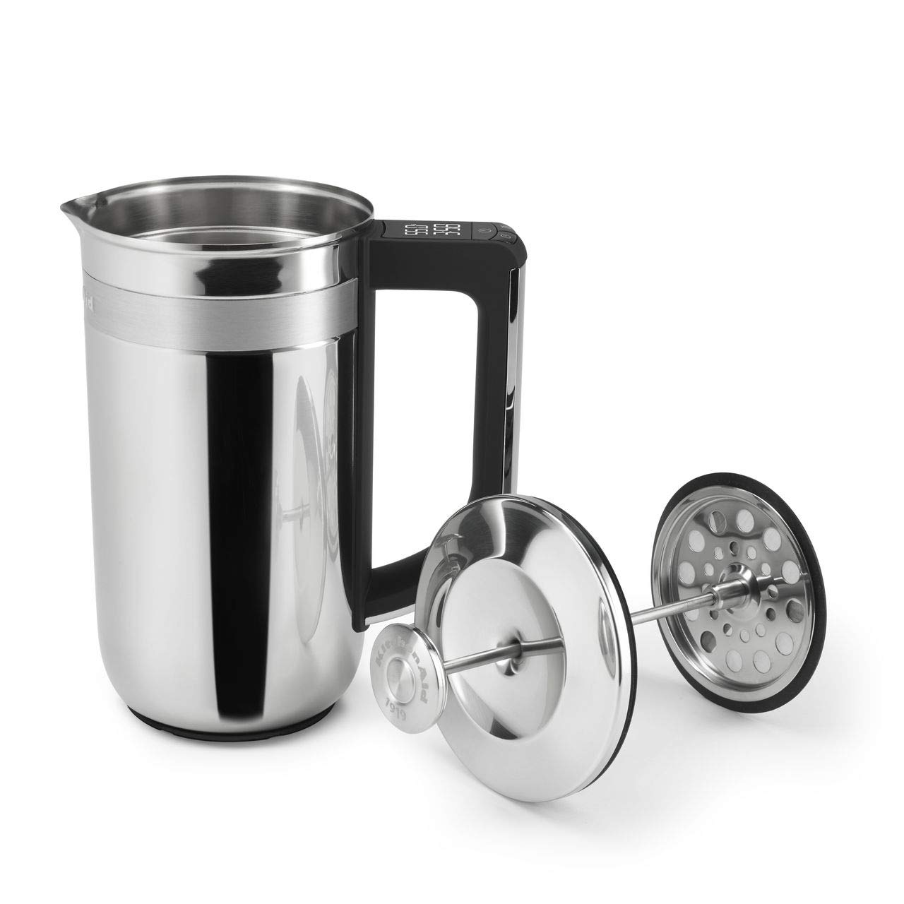 KitchenAid KCM0512SS Stainless Steel Precision Press Coffee Maker - Drip-Free Pour Over Coffee for Home, Office & Camping Use