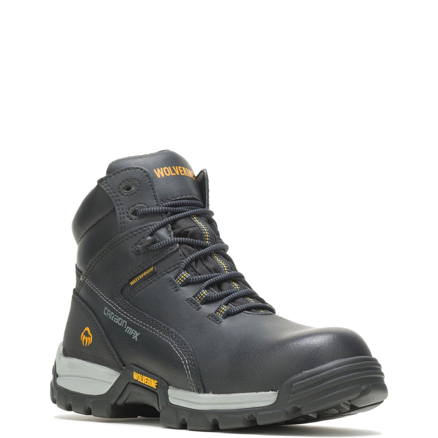 Tarmac Reflective Waterproof Composite Toe Work Boots for Men - Black Safety Shoes for Construction, Warehouse & Outdoor Work