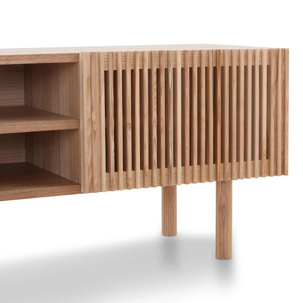 ORTON 160cm Oak TV Stand Entertainment Center - Modern TV Console for Living Room, Bedroom & Home Theater