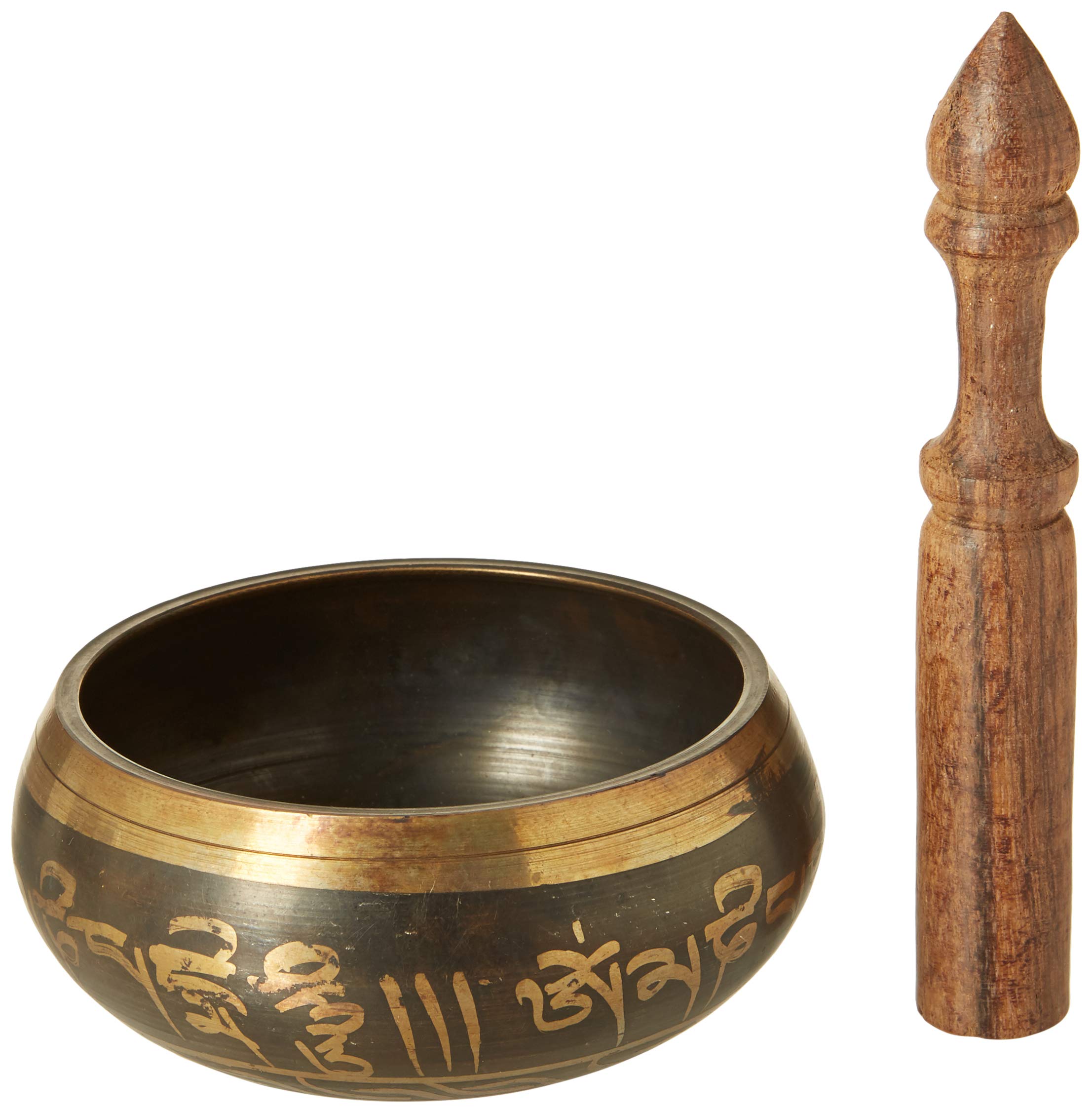 Authentic Tibetan Singing Bowl with Blue Cushion & Bag - Meditation, Yoga & Sound Healing Gift Set for Relaxation & Stress Relief