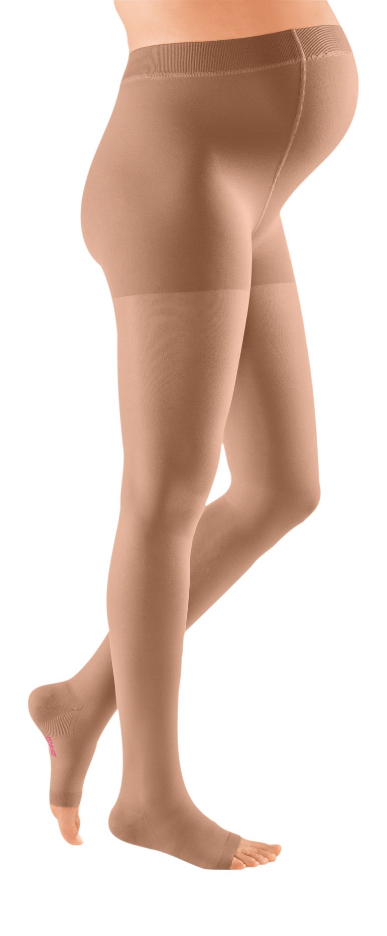 Mediven Plus 30-40 mmHg Open Toe Compression Maternity Pantyhose for Women - Ideal for Pregnancy Support & Leg Comfort During Work or Travel