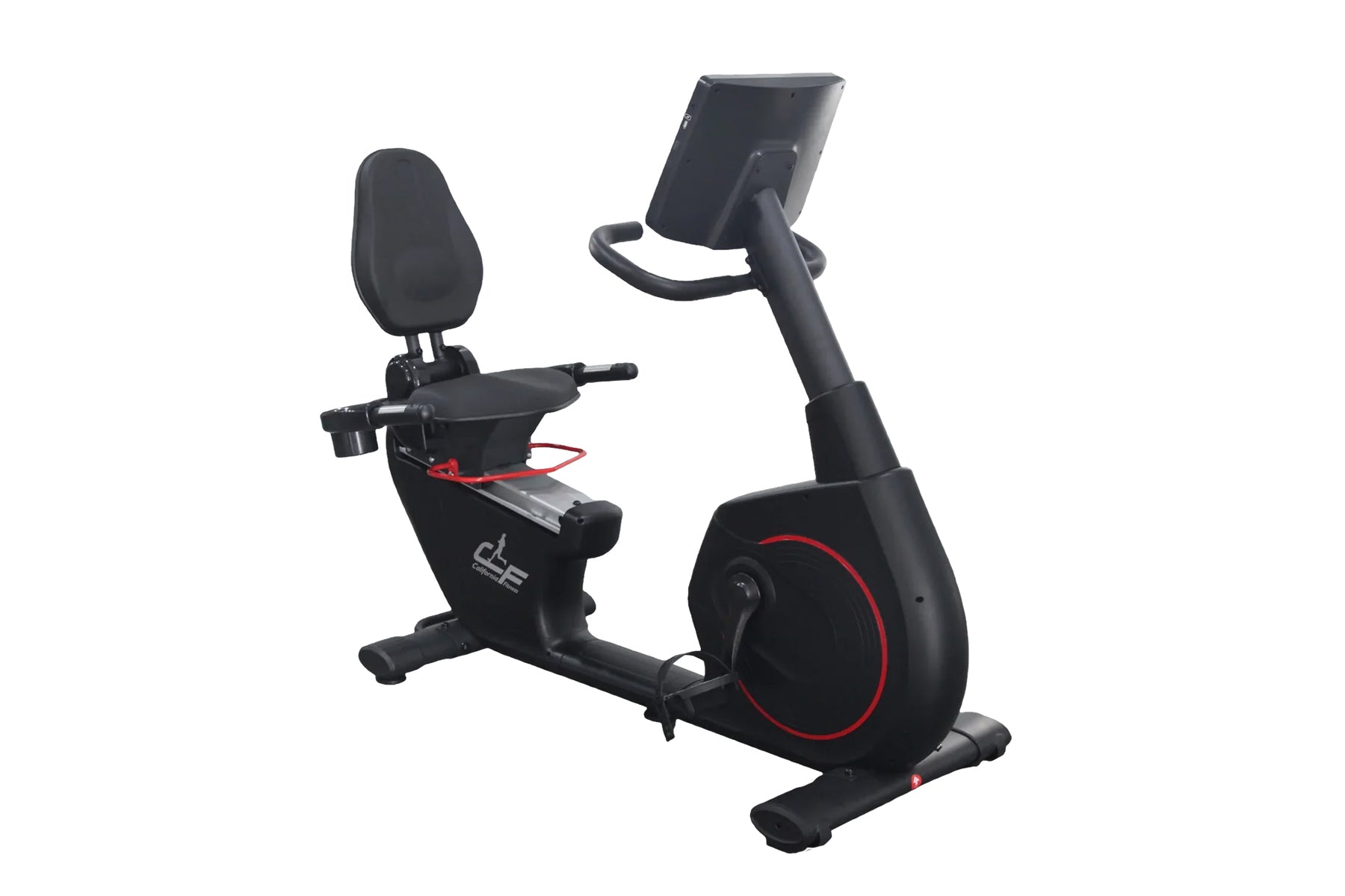 California Fitness R8 Recumbent Exercise Bike - Quiet Magnetic Resistance, LCD Display, 16 Levels Adjustable for Home Gym - Perfect for Low-Impact Cardio, Rehabilitation & Seniors Fitness