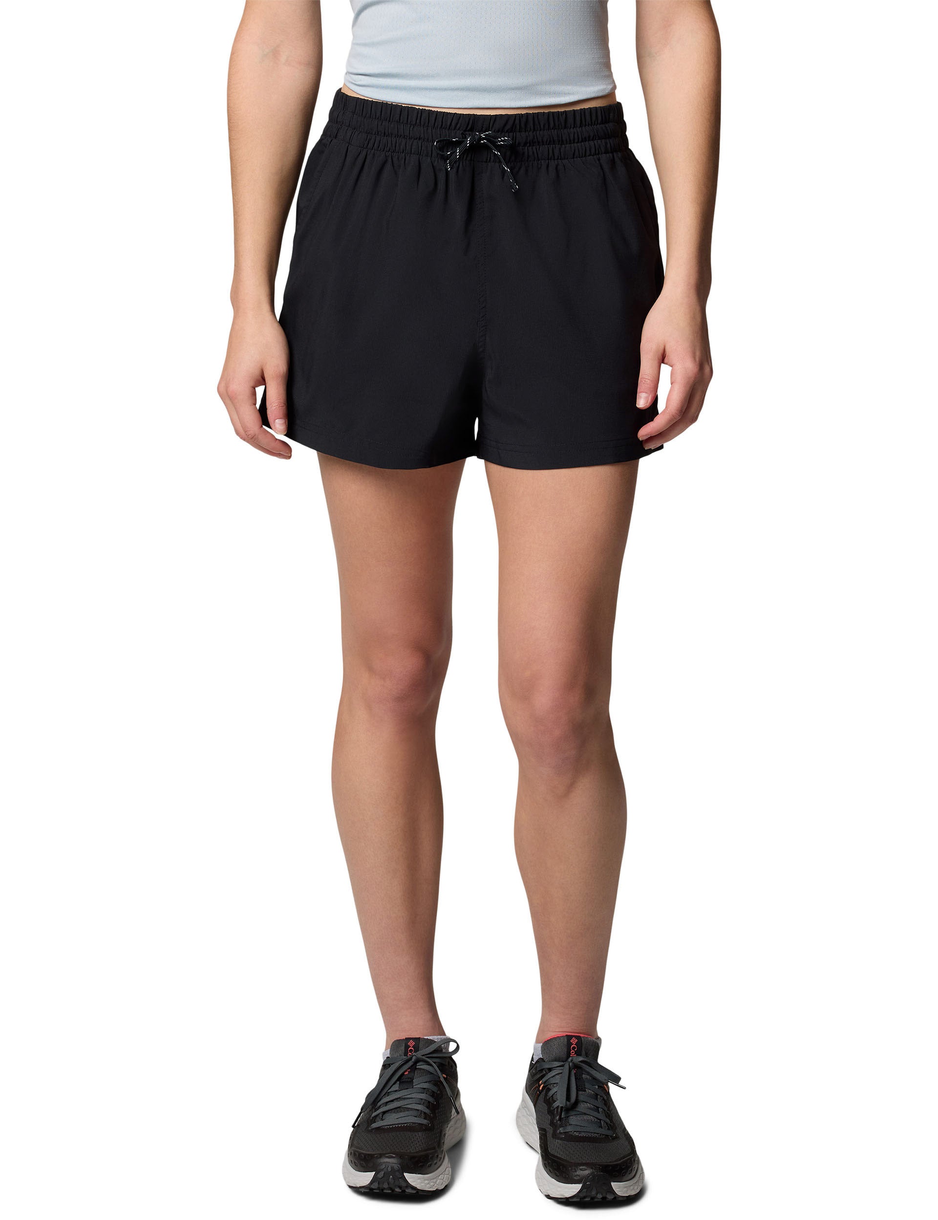 BlueVista Men's Hiking Shorts - Lightweight Quick-Dry Outdoor Adventure Shorts with Pockets for Camping, Running & Travel - Black