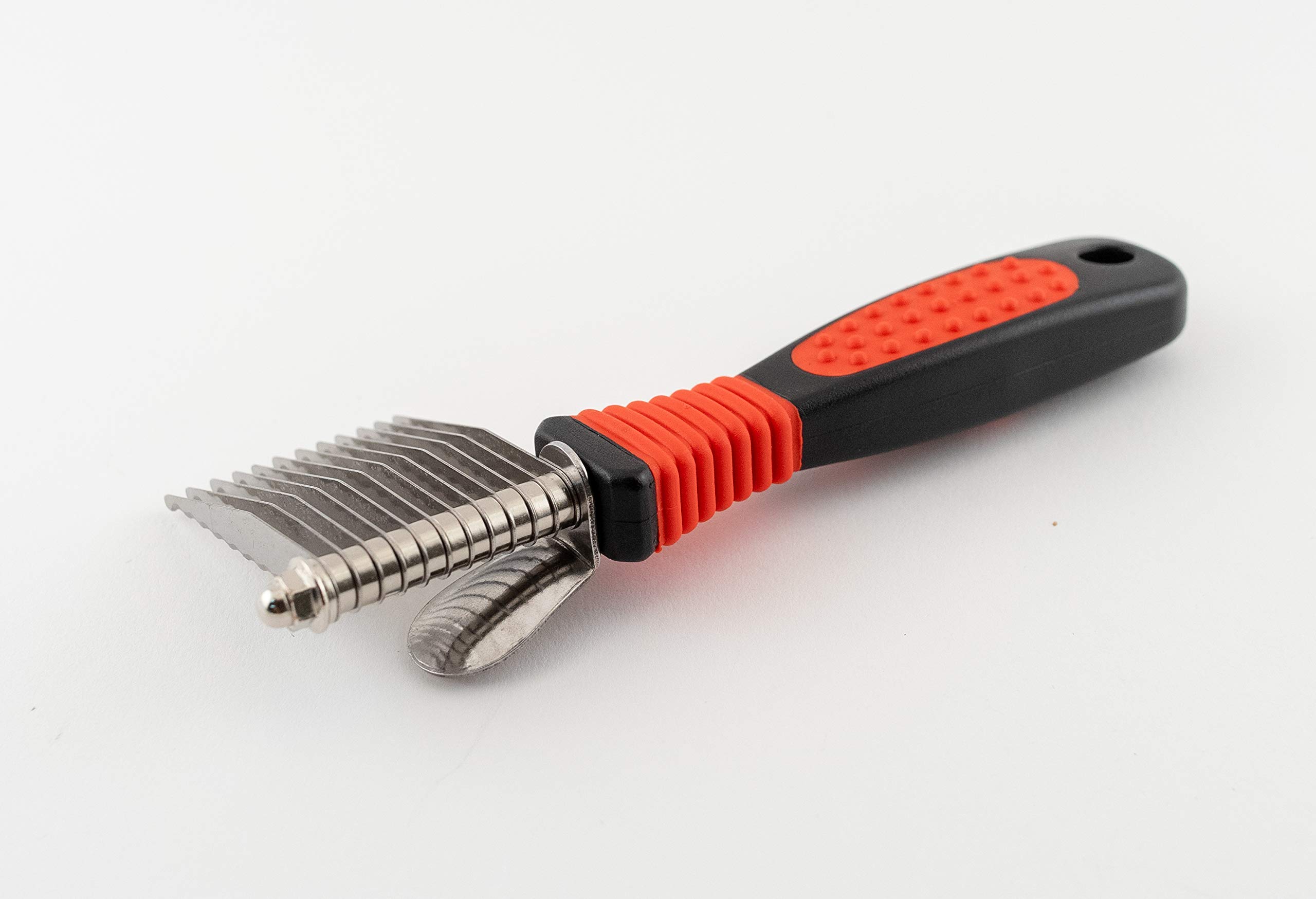 Paw Brothers Stainless Steel Large Slicker Brush, 13-Blade Undercoat Rake & 12-Blade Dematting Tool Set for Dogs - Professional Grooming Kit for Long & Short Hair, Shedding Control & Matted Fur Removal - Perfect for Home Pet Care & Professional Groomers