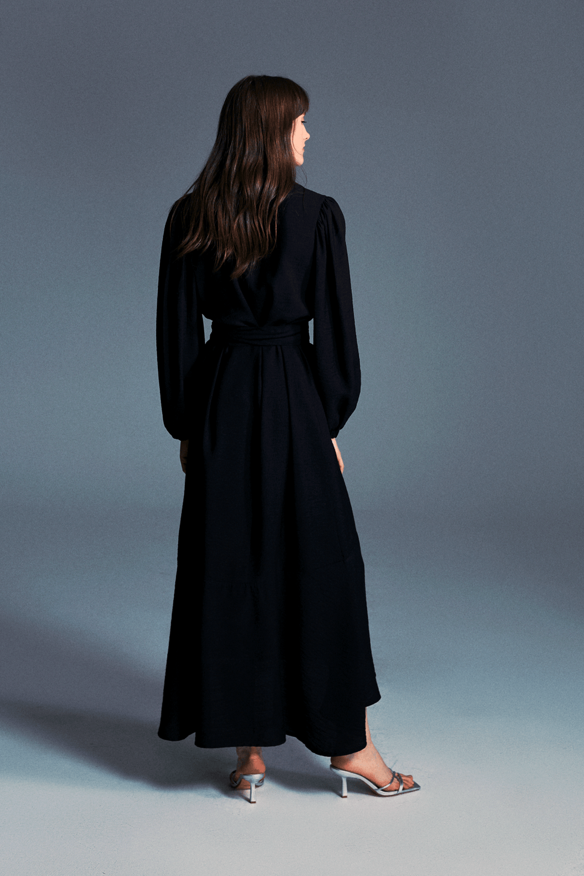 Elegant Black Midi Dress for Women - Perfect for Office, Party & Evening Events | Flattering Fit & Comfortable Fabric