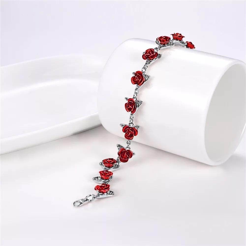 12 Rose Gold Bracelet for Women - Elegant Floral Jewelry Gift for Her | Perfect for Valentine's Day, Anniversary & Special Occasions